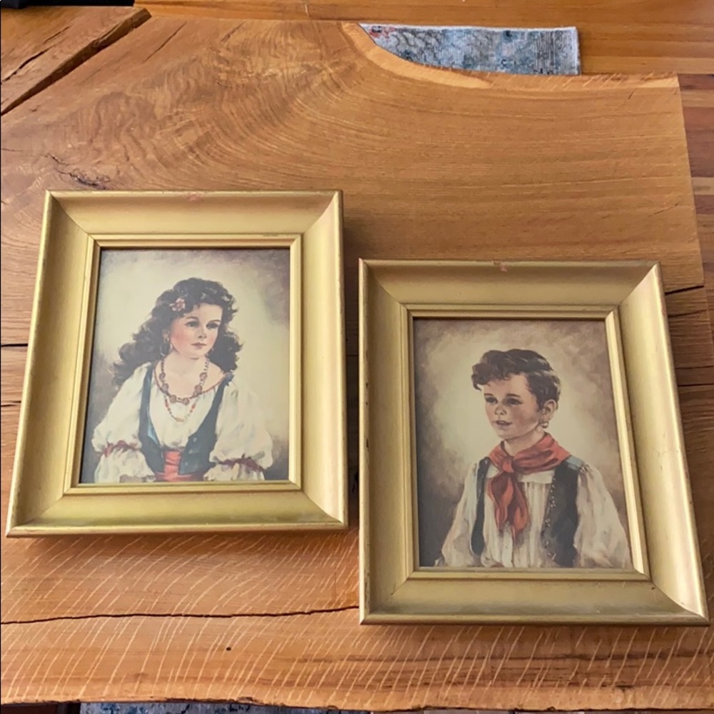 Gypsy children rare. Chiko & Elena by Ann Allaban